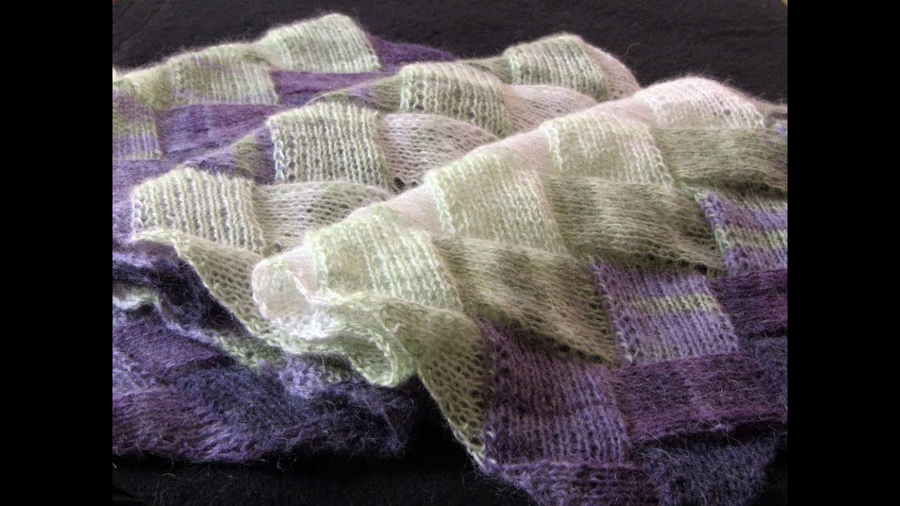Entrelac Afghan Knitting Pattern Learn To Knit Entrelac Part One