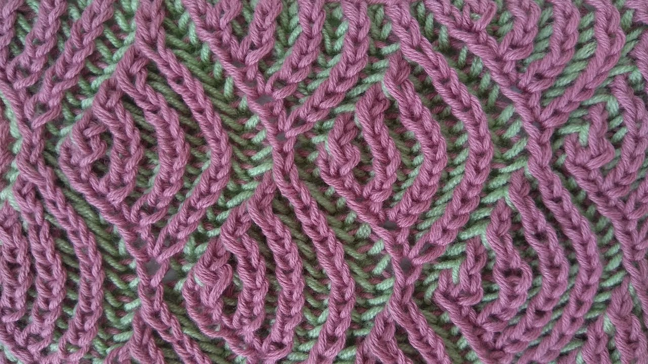 Fish Knitting Pattern Free Brioche Knitting Fish Scales Knitting Patterns