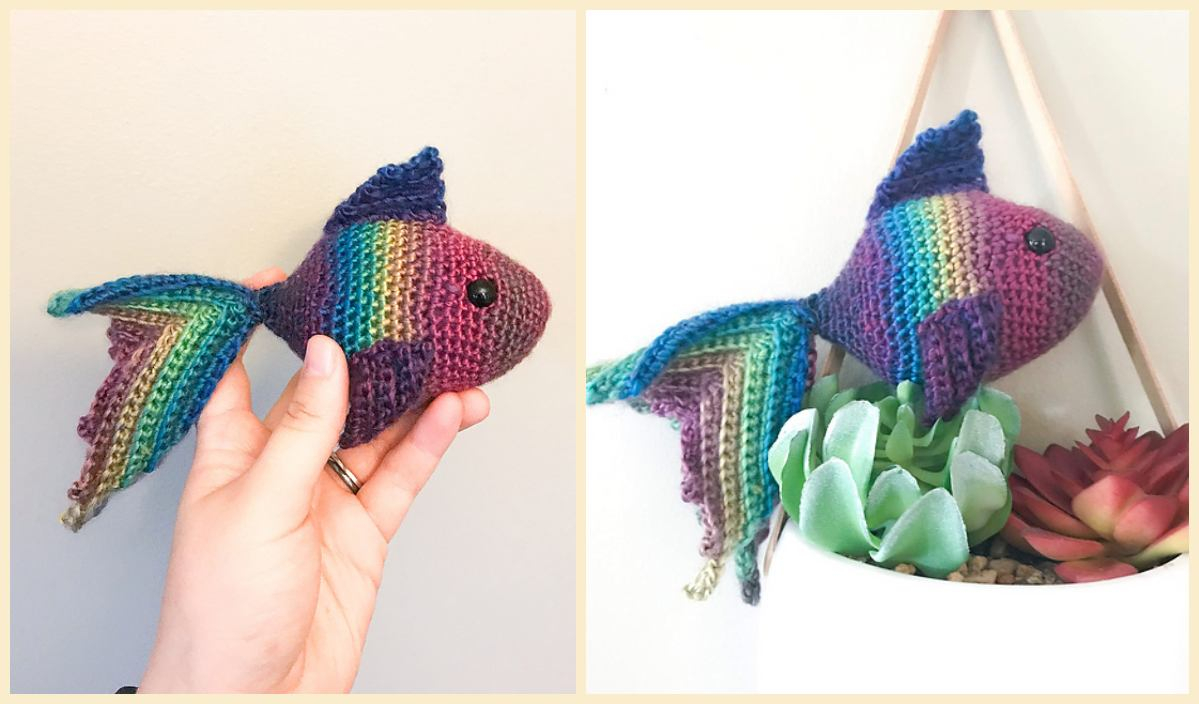 Fish Knitting Pattern Free Fancy Goldfish Free Crochet Pattern Your Crochet