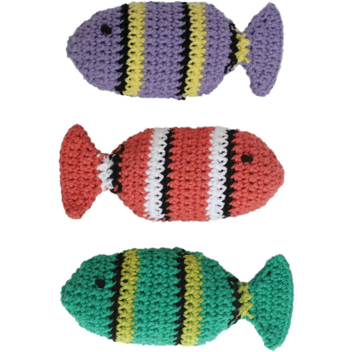 Fish Knitting Pattern Free Free Pattern Lily Sugar N Cream Tish The Fish Hobcraft