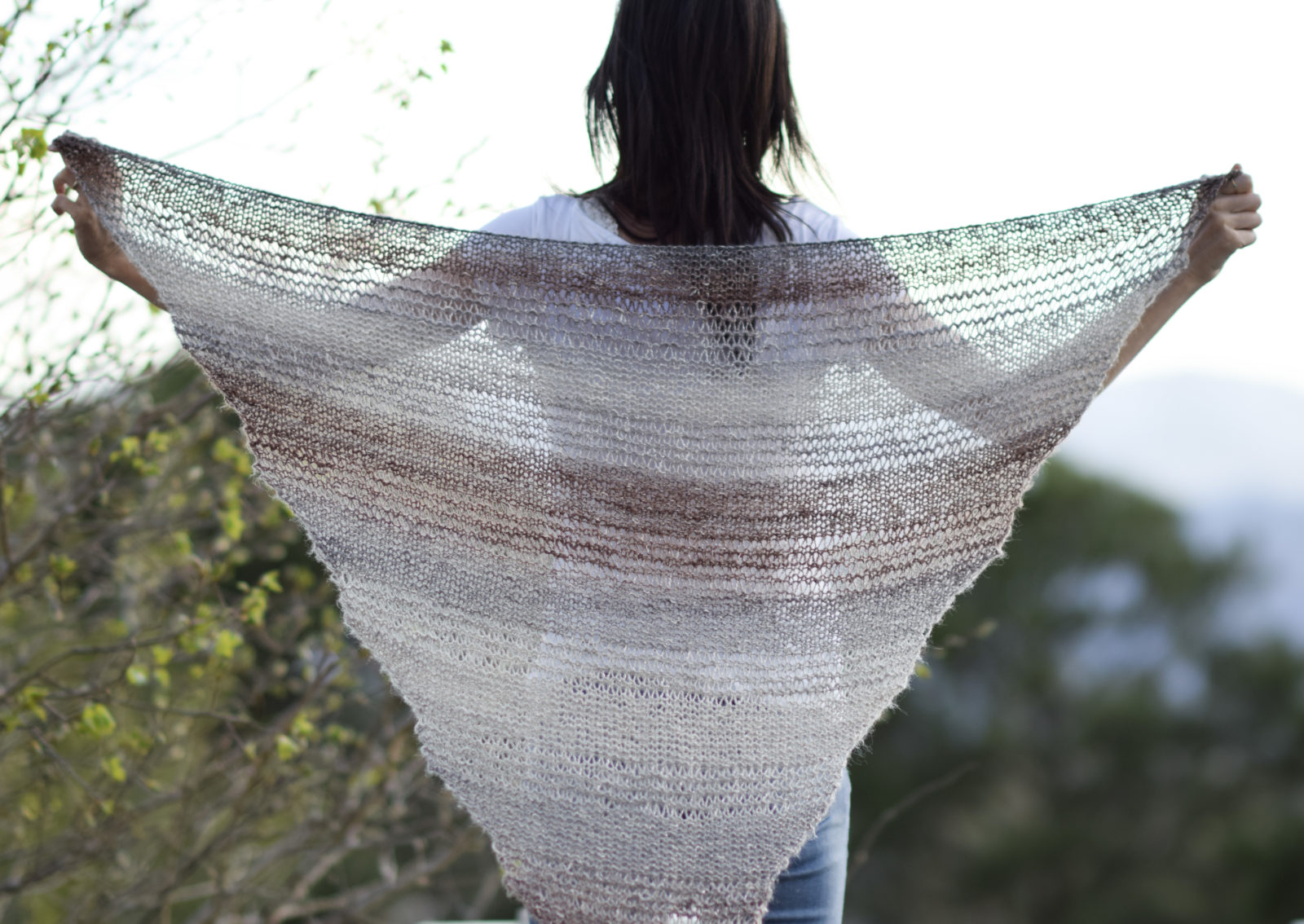 Fish Knitting Pattern Free How To Knit An Easy Triangle Wrap Mama In A Stitch