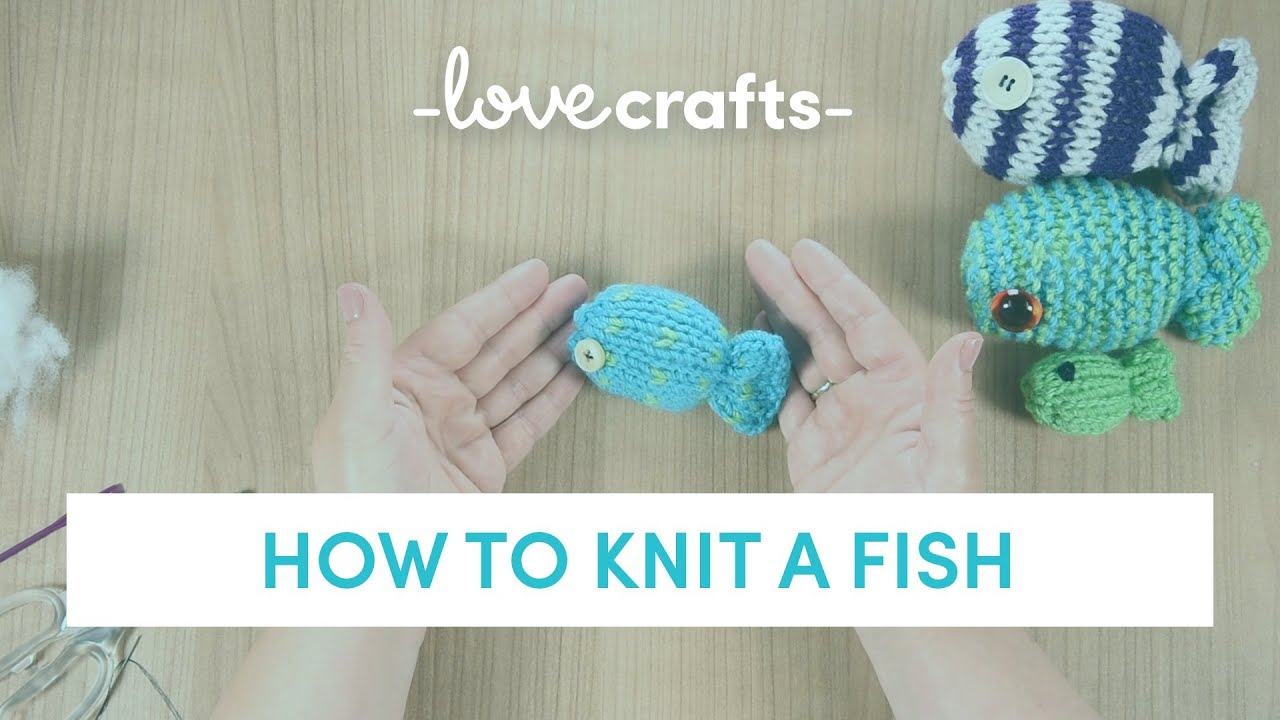 Fish Knitting Pattern Free How To Knit Knitted Fish In Under 10 Minutes