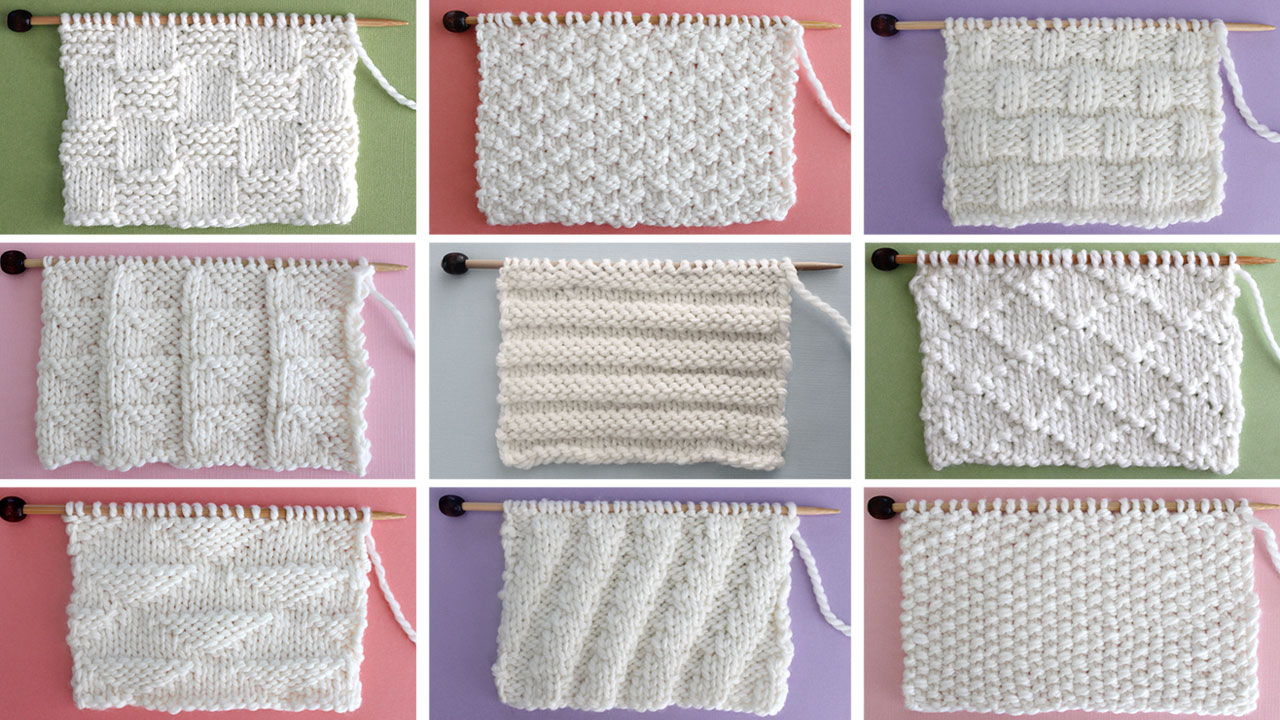Free Baby Knitting Patterns Double Knit Knit Stitch Patterns For Beginning Knitters Studio Knit