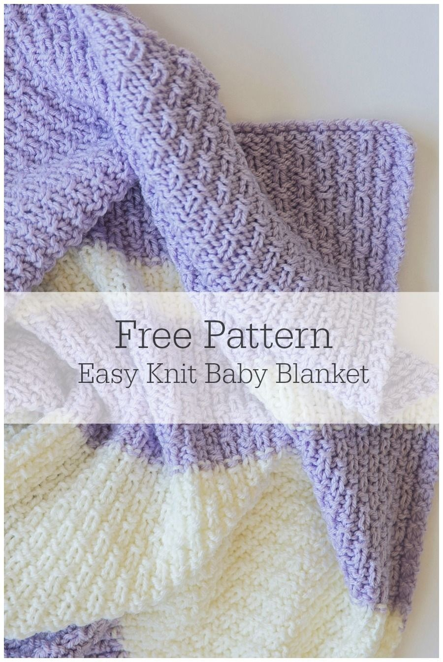 Free Baby Knitting Patterns Pinterest Ba Blankets Patterns Knit Easy Blanket Pattern Pinterest Knitting