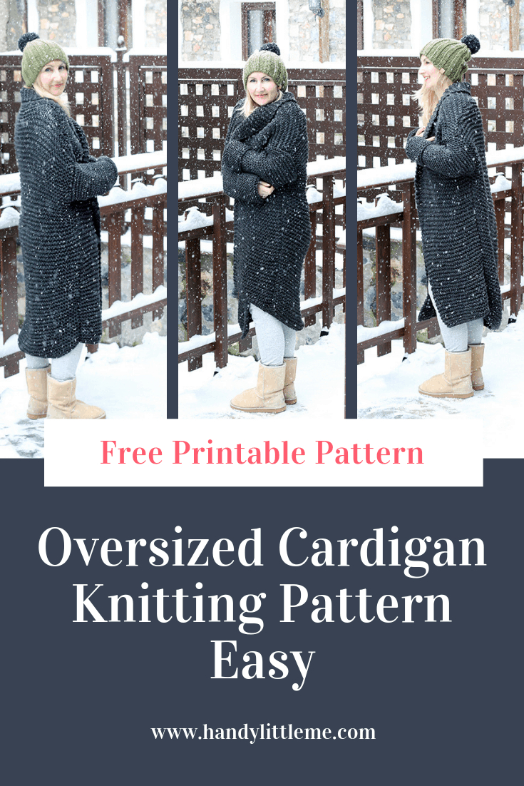 Free Cardigan Knitting Pattern Chunky Cardigan Knitting Pattern Free Knitting Patterns Handy