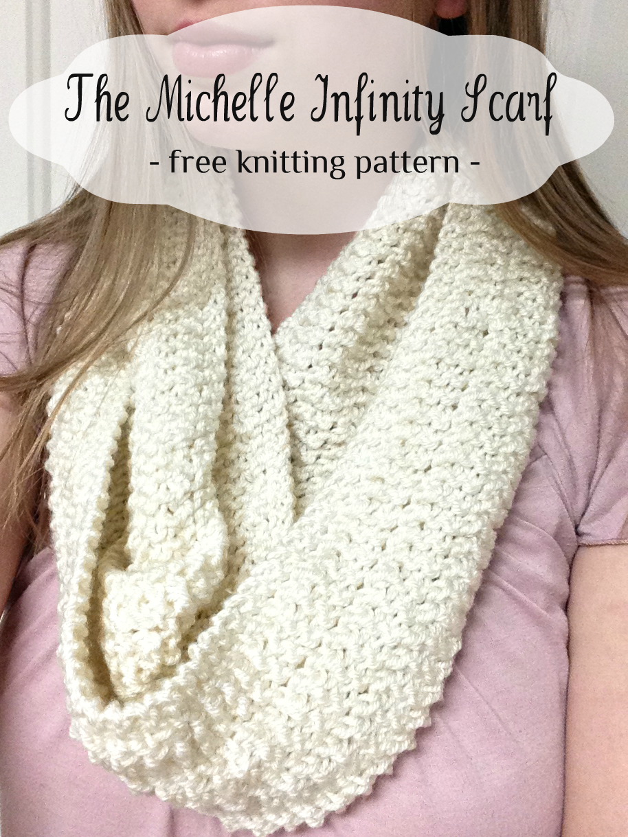 Free Easy Knitting Patterns Little Miss Stitcher The Michelle Infinity Scarf A Free And Easy