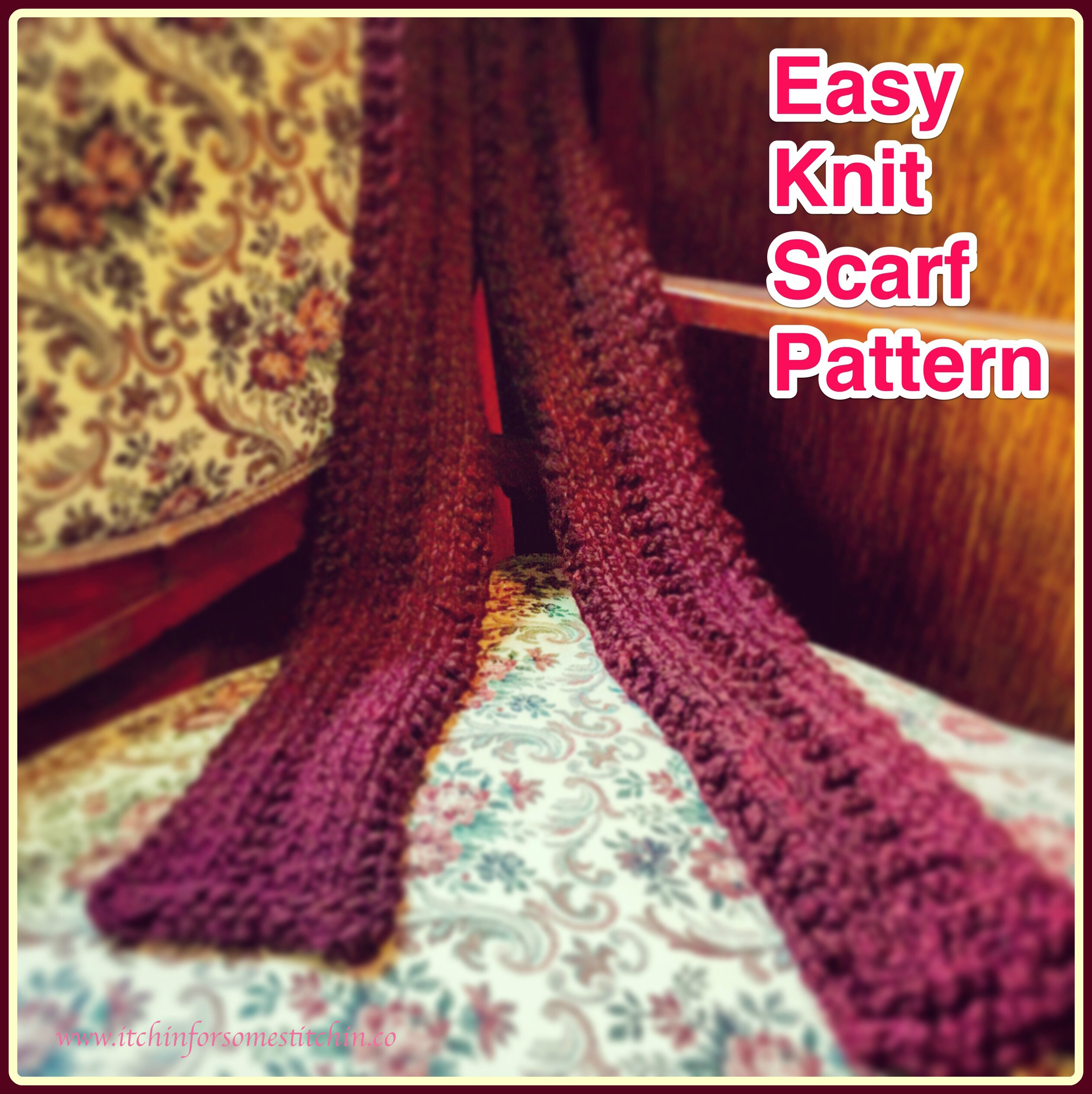 Free Easy Knitting Scarf Patterns For Beginners Free Easy Knit Scarf Pattern Itchin For Some Stitchin