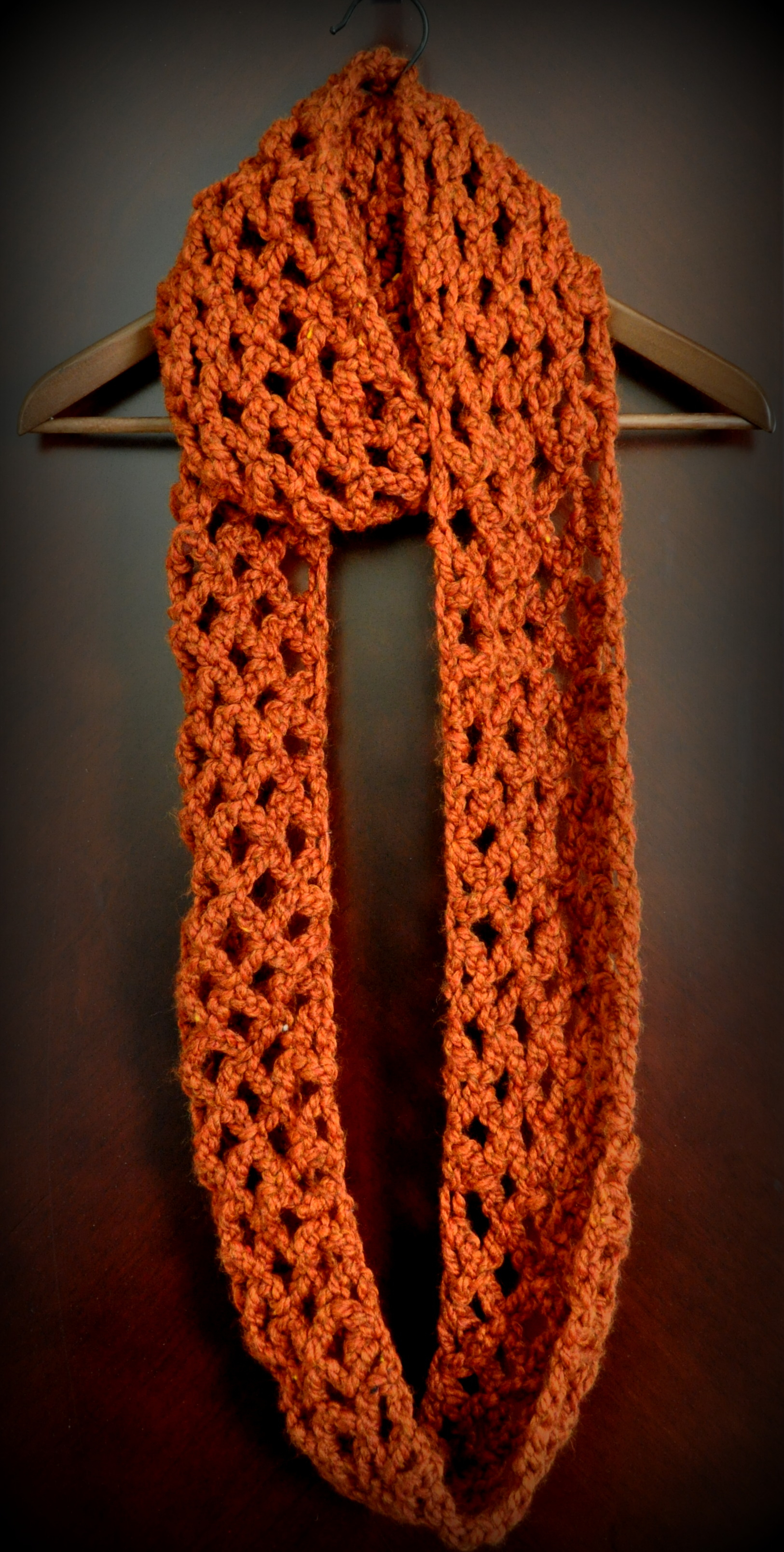 Free Easy Knitting Scarf Patterns For Beginners Free Pattern Diamond Lattice Chain Crochet Infinity Scarf Classy