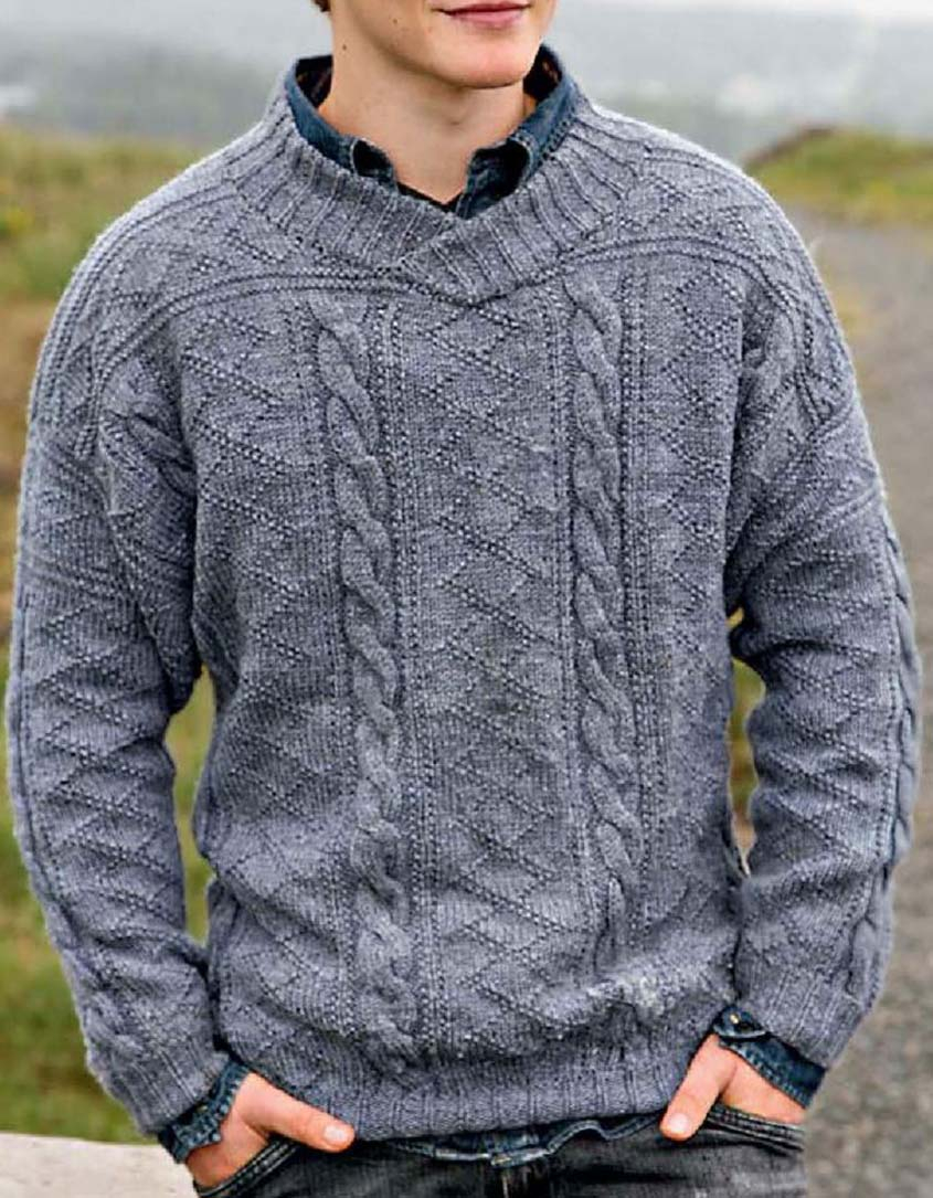 Free Knit Cable Patterns Cabled Sweater Knitting Pattern Free