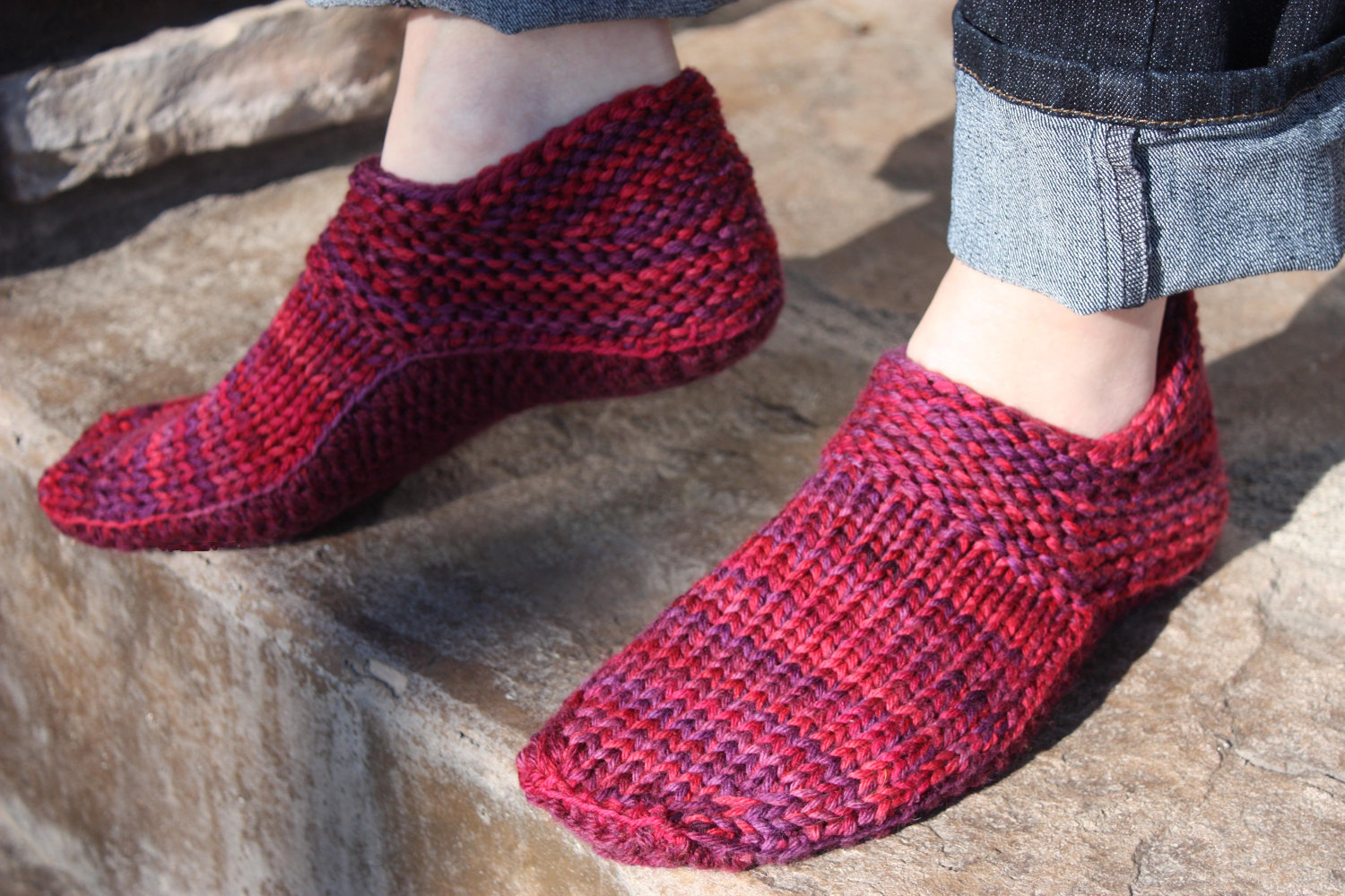 Free Knit Slipper Pattern Knitted Slippers To Keep Your Feet Warm And Cozy Crochet And