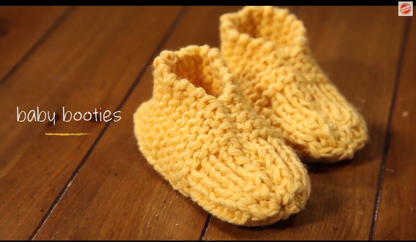Free Knitted Baby Bootie Pattern Ba Knitting Patterns Knit Ba Booties With Pattern 1 Hour
