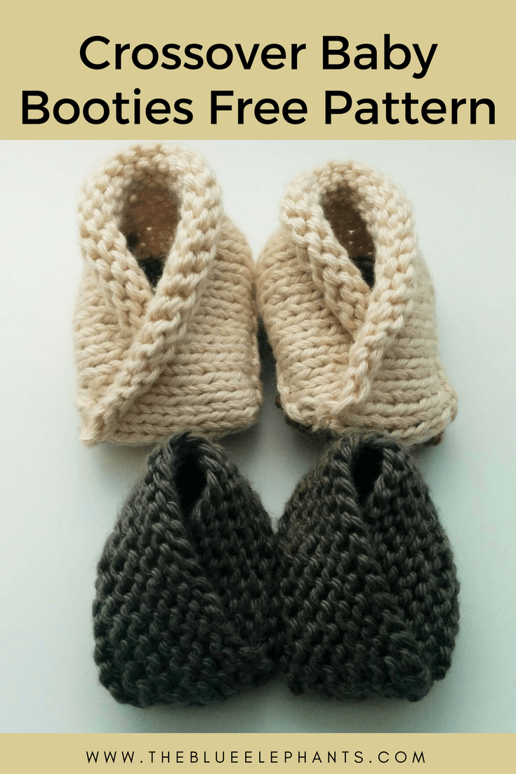 Free Knitted Baby Bootie Pattern Crossover Ba Booties 2 Free Knitting Patterns For Beginners