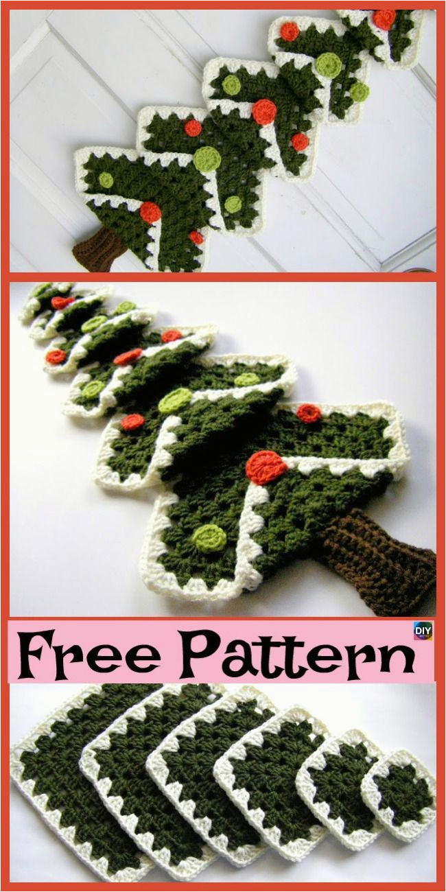 Free Knitted Christmas Tree Decorations Patterns Diy Knit Ornaments 8 Mini Crochet Christmas Trees Free Patterns