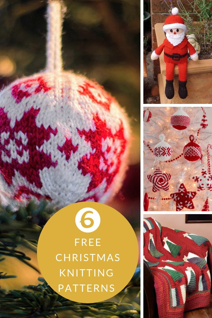 Free Knitted Christmas Tree Decorations Patterns Knitted Christmas Decorations Free Knitting Patterns Handy Little Me
