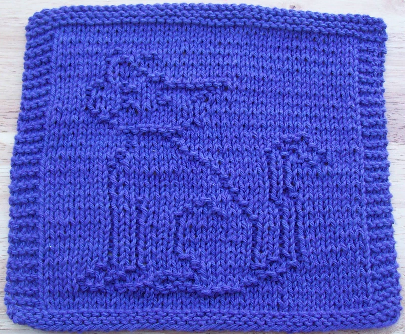 Free Knitted Dishcloth Pattern Digknitty Designs Cool Cat Knit Dishcloth Pattern