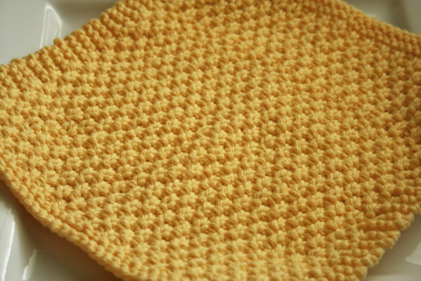 Free Knitted Dishcloth Pattern Project 10 Double Moss Kitchen Cloth The Craft Floozy
