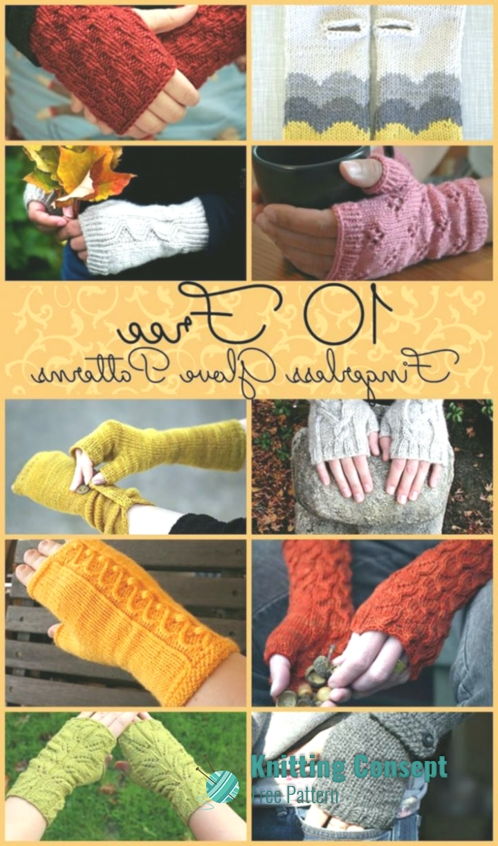 Free Knitted Glove Patterns 10 Free Fingerless Gloves Patterns Free Knitting Patterns