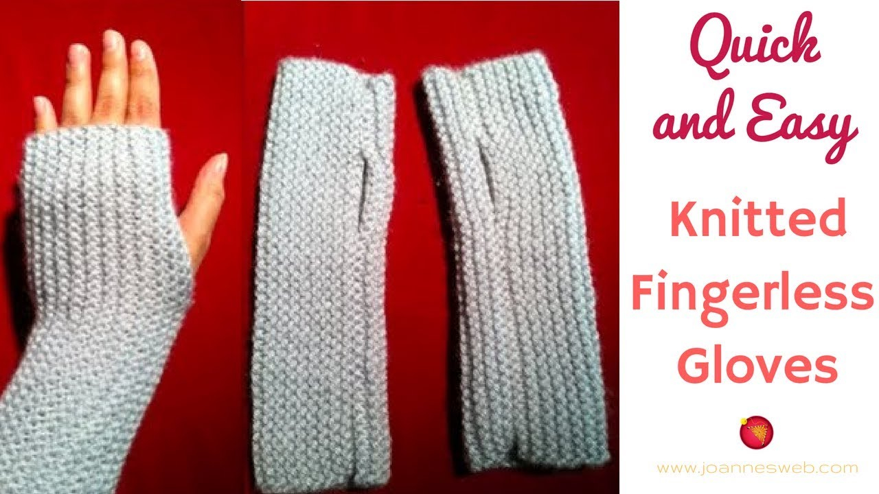 Free Knitted Glove Patterns Knitted Fingerless Gloves A Quick And Easy Knitted Project Fingerless Mitts