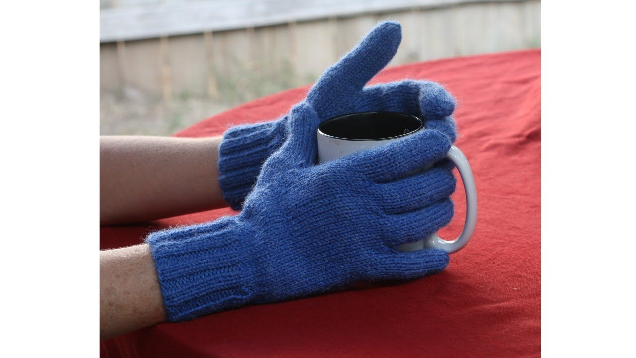 Free Knitted Glove Patterns Learn To Knit Gloves Parts 1 9