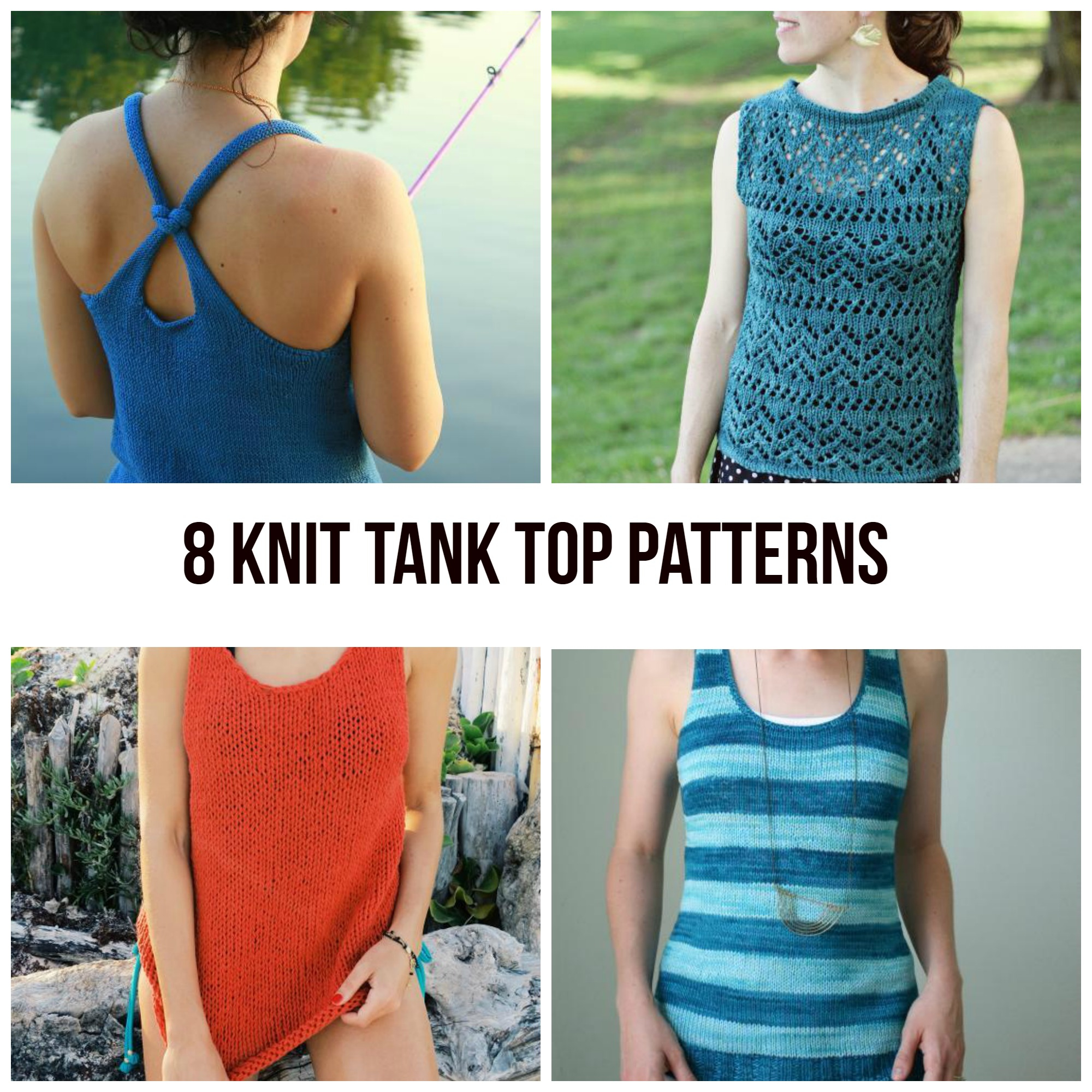 Free Knitted Top Patterns Knit Tank Top Patterns For Summer