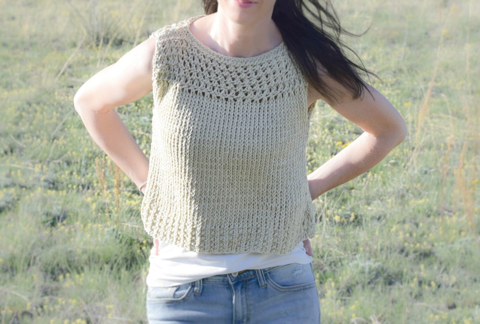 Free Knitted Top Patterns Summer Vacation Knit Top Pattern Mama In A Stitch