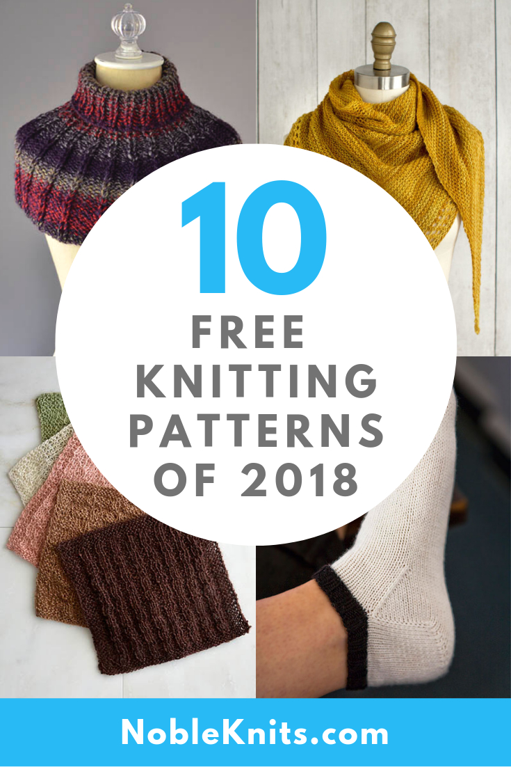 Free Knitted Top Patterns Top 10 Free Knitting Patterns Of 2018 Blognobleknits