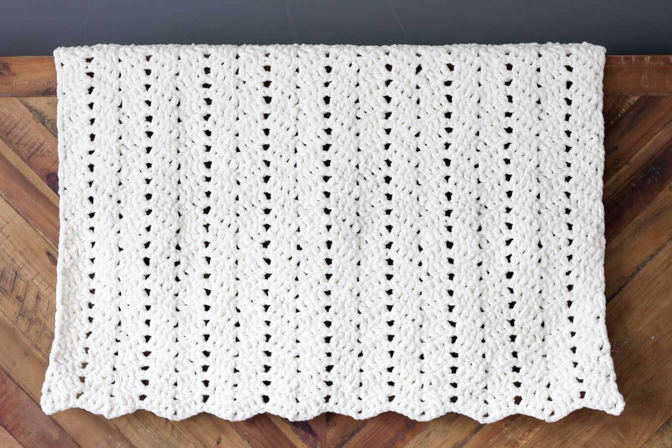 Free Knitting Afghan Patterns For Beginners Free Modern Chunky Crochet Blanket Pattern Beginner Friendly