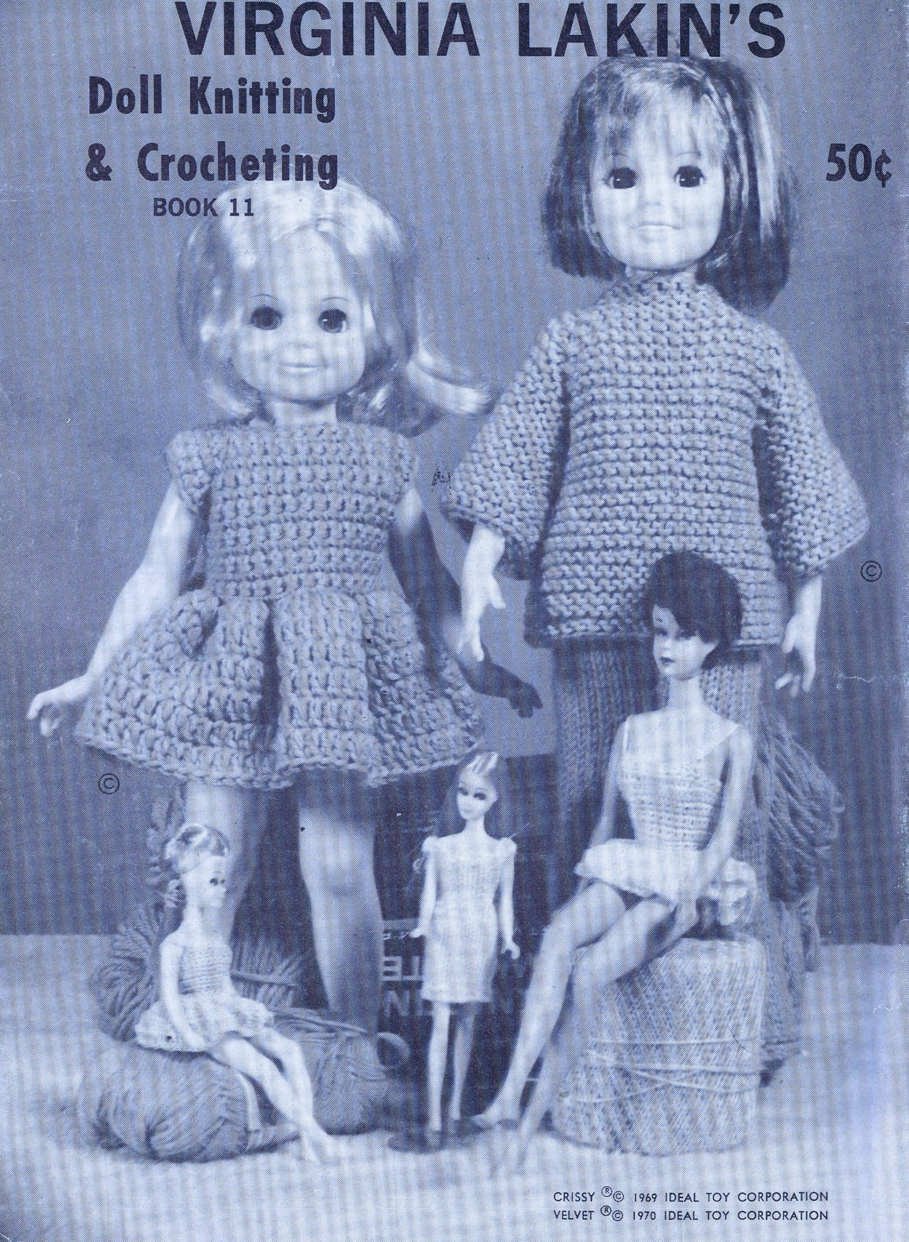 Free Knitting Doll Patterns Sharing Vintage Crochet Knitted Doll Clothes