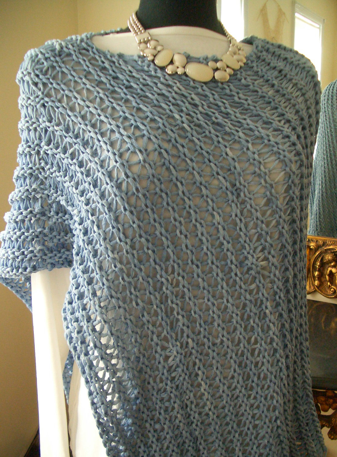 Free Knitting Pattern For A Poncho Easy Poncho Knitting Patterns In The Loop Knitting