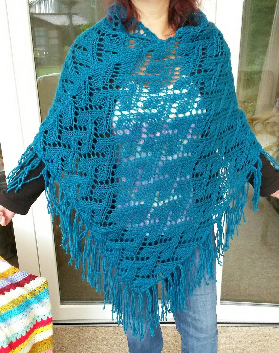 Free Knitting Pattern For A Poncho Terry Matz On Twitter Free Knitting Pattern For Oak Wood Poncho