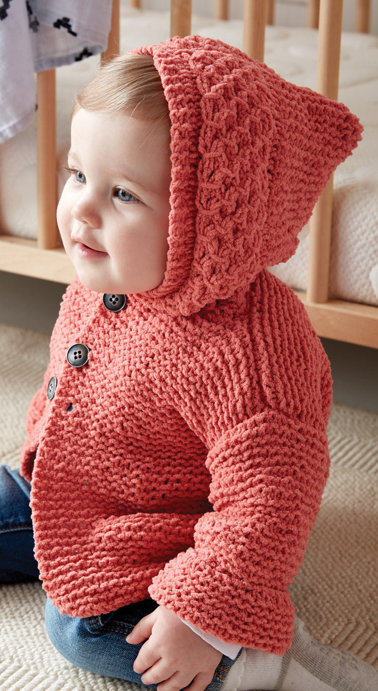 Free Knitting Patterns Baby Cardigans Little One Hoodie Knitting Patterns In The Loop Knitting