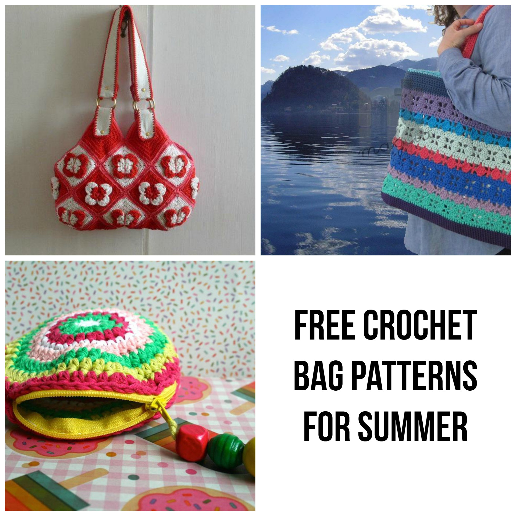 Free Knitting Patterns Bags Totes Purses 8 Free Crochet Bag Patterns For Summer