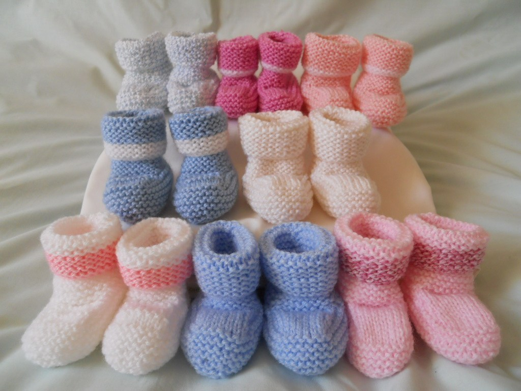 Free Knitting Patterns For Babies Booties Prem Ba Booties Knitting Pattern Free To Knit Preemie Clothes Empoto