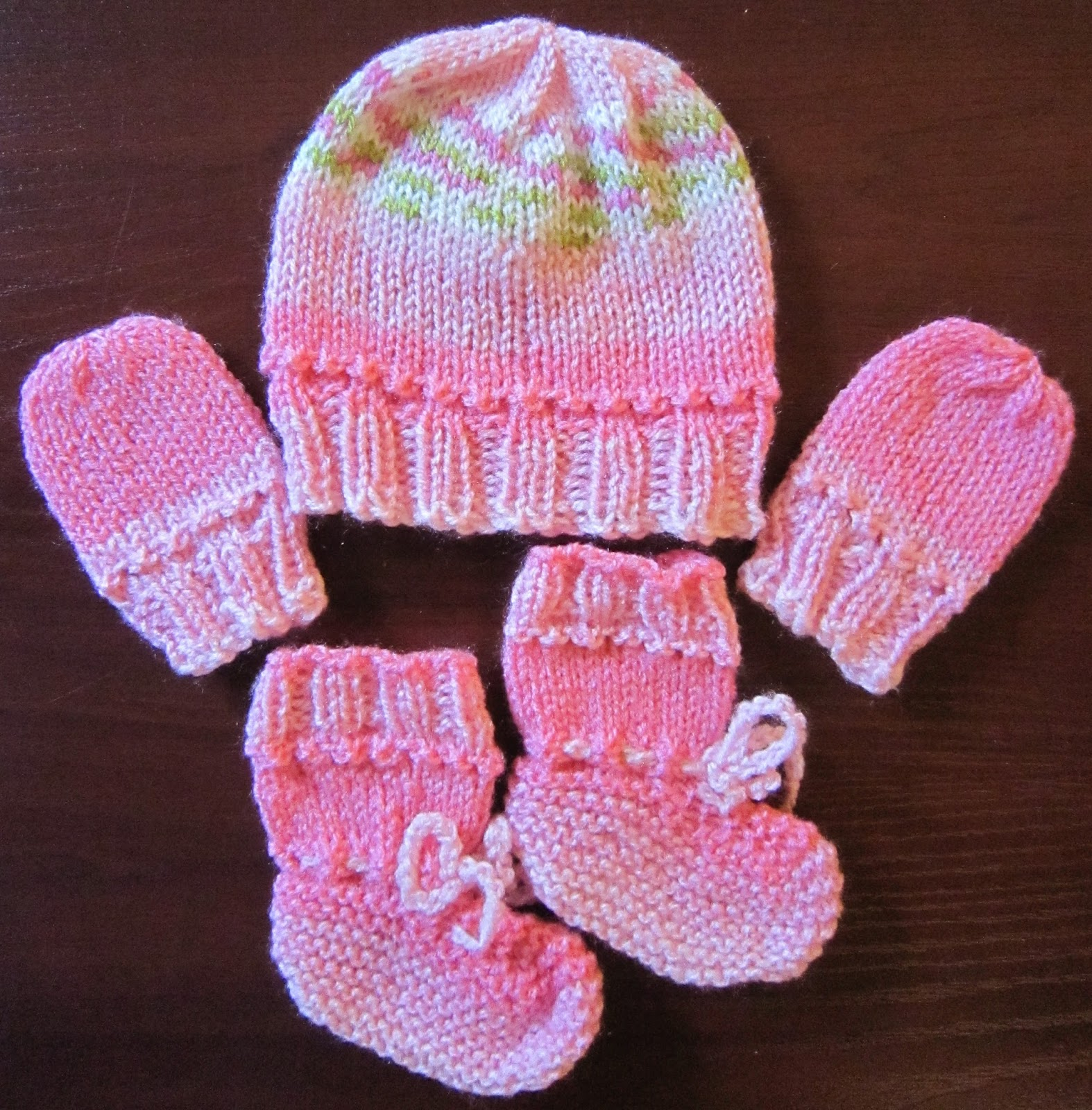 Free Knitting Patterns For Babies Hats Ba Hat Booties Knitting Pattern