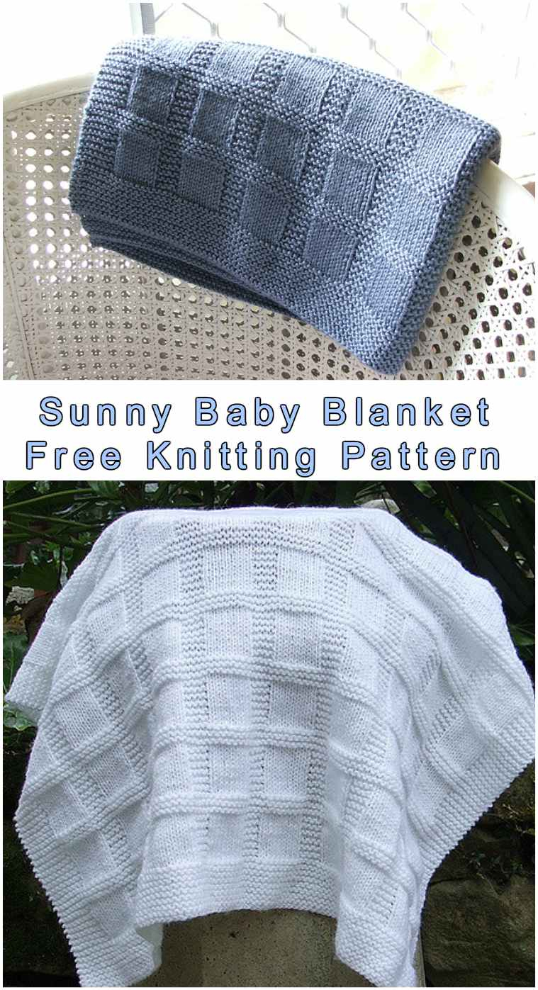 Free Knitting Patterns For Baby Blankets Sunny Ba Blanket Styles Idea
