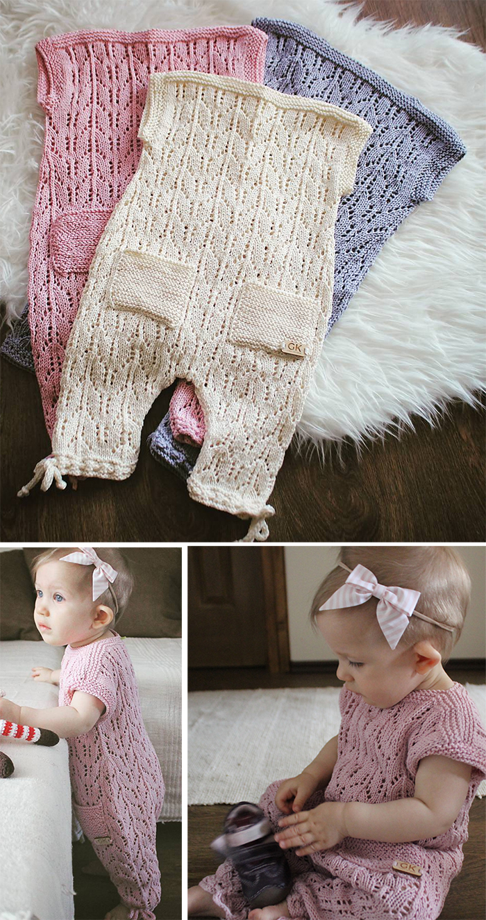 Free Knitting Patterns For Baby Sets Ba Onesie And Romper Knitting Patterns In The Loop Knitting