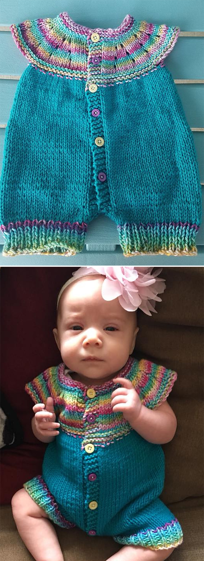 Free Knitting Patterns For Baby Sets Ba Onesie And Romper Knitting Patterns In The Loop Knitting