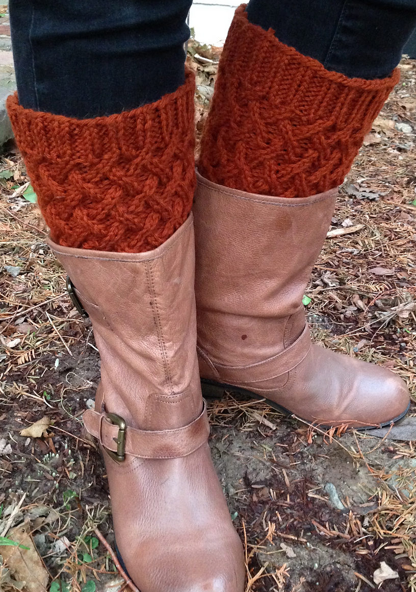 Free Knitting Patterns For Boot Toppers Boot Cuff Knitting Patterns In The Loop Knitting
