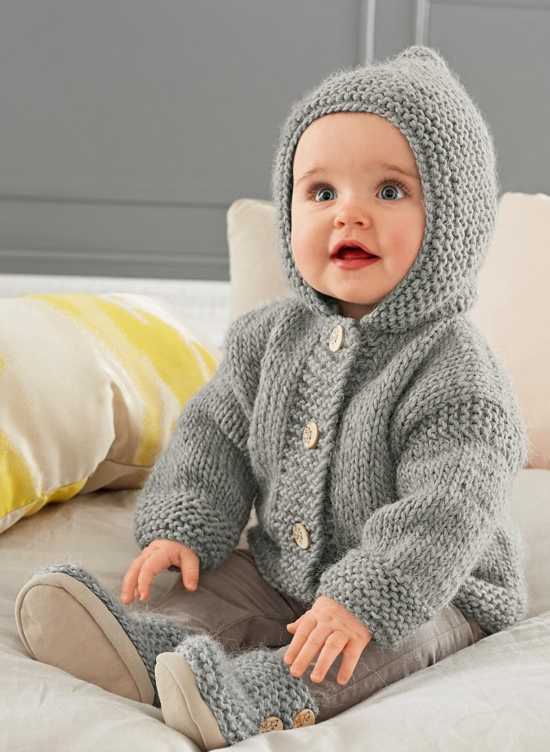 Free Knitting Patterns For Boys Knitted Hoodies For Babies Pattern Center