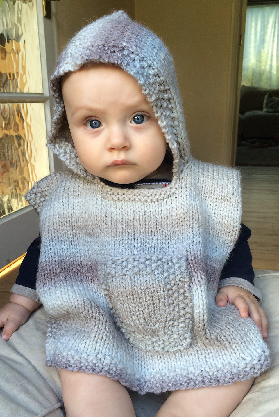 Free Knitting Patterns For Boys Ponchos For Babies And Children In The Loop Knitting