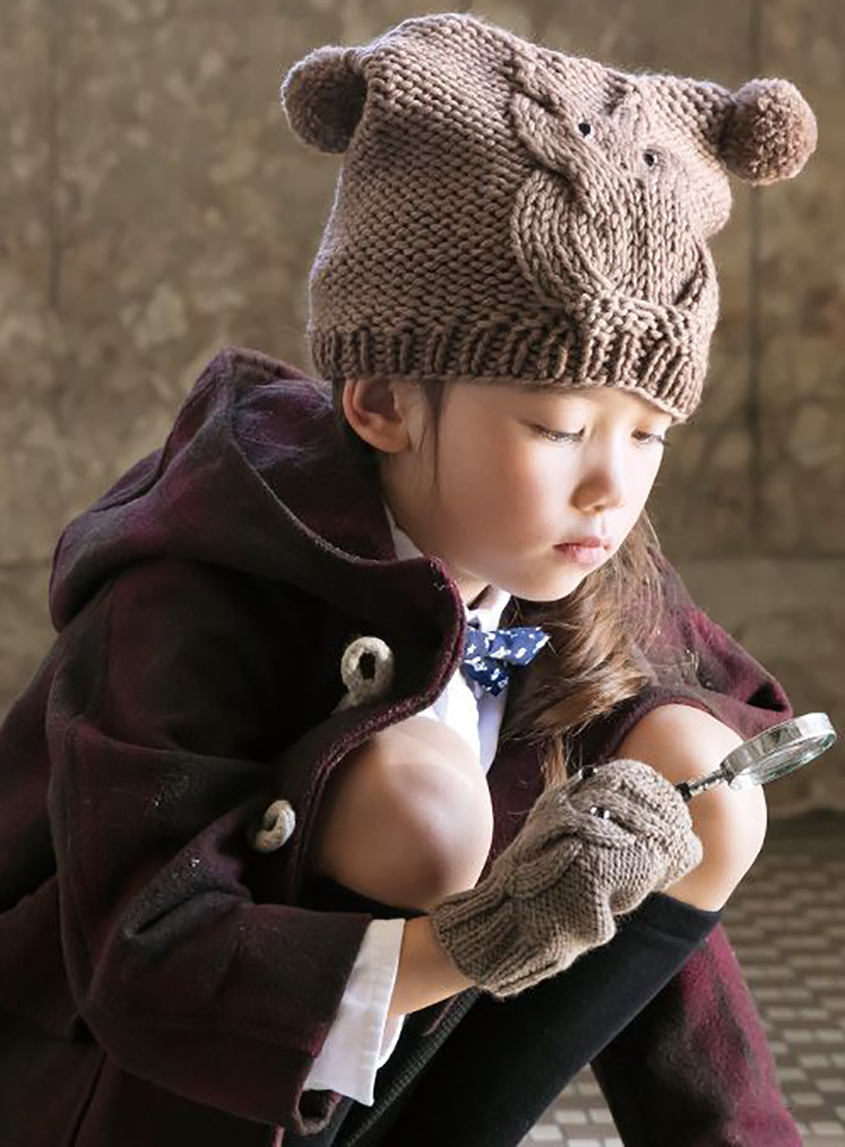 Free Knitting Patterns For Childrens Jackets Owl Cap Owl Mittens Knitting Patterns Free