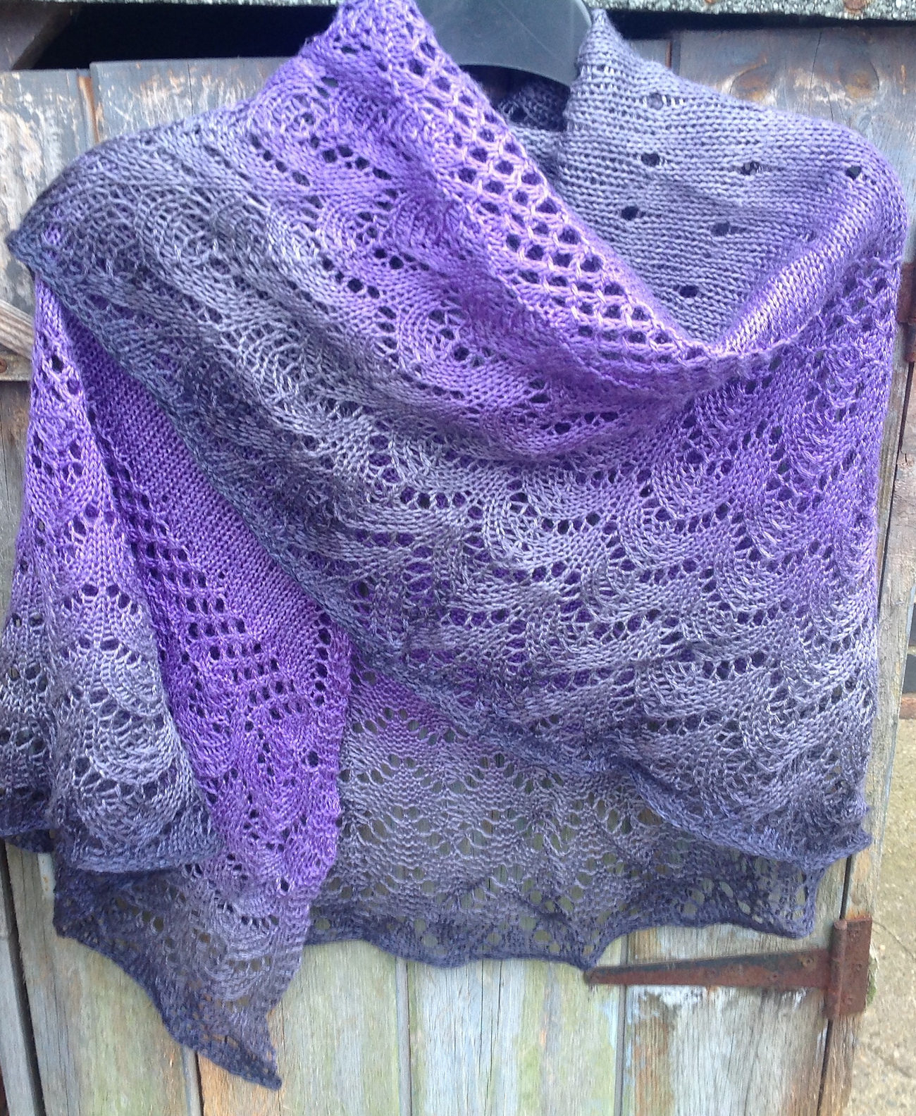 Free Knitting Patterns For Dk Weight Yarn One Skein Shawl Knitting Patterns In The Loop Knitting