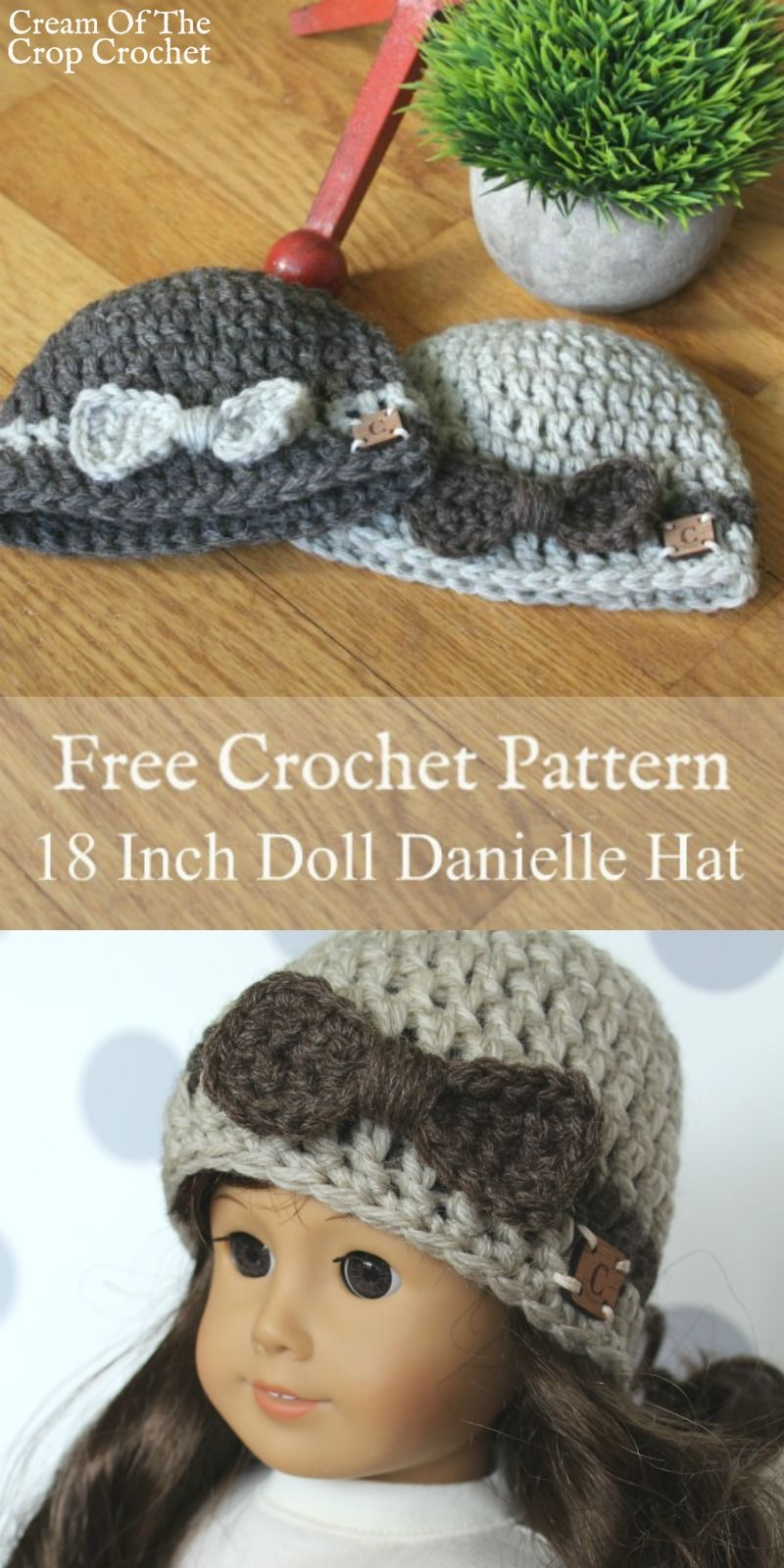 Free Knitting Patterns For Dolls Hats Free Crochet Patterns For 18 Inch Dolls 18 Inch Doll Danielle Hat
