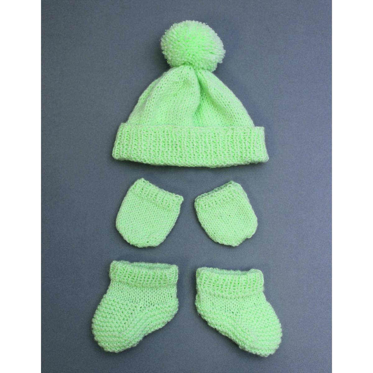 Free Knitting Patterns For Hats Uk Free Pattern Ba Brilliance Bobble Hat Mittens And Bootees Hobcraft