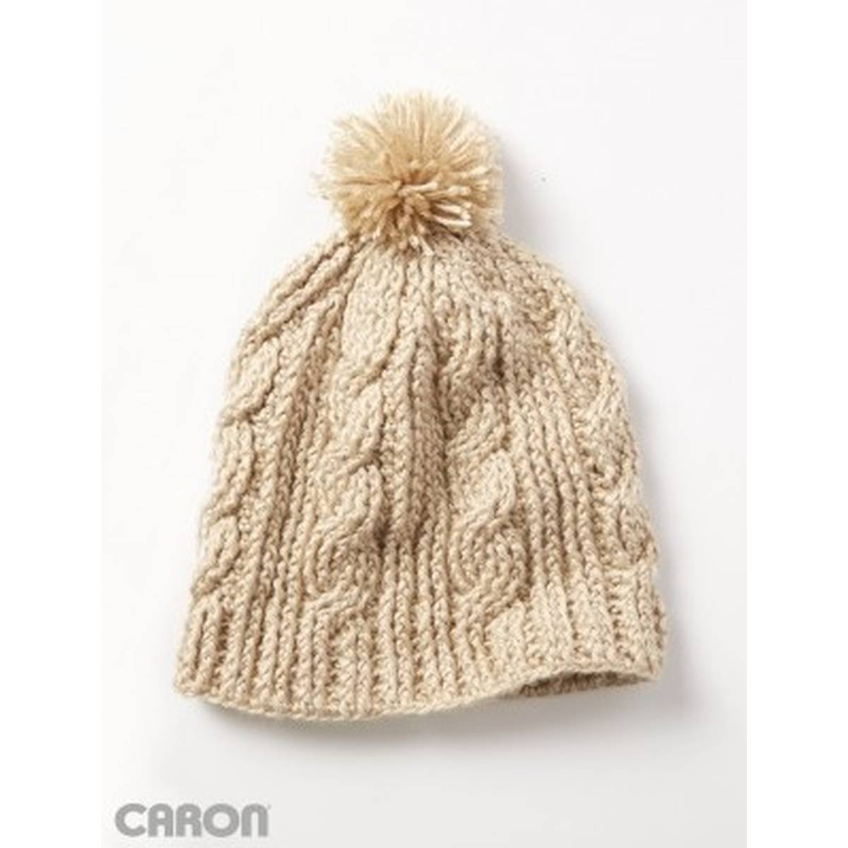 Free Knitting Patterns For Hats Uk Free Pattern Caron Cable Twist Hat Hobcraft