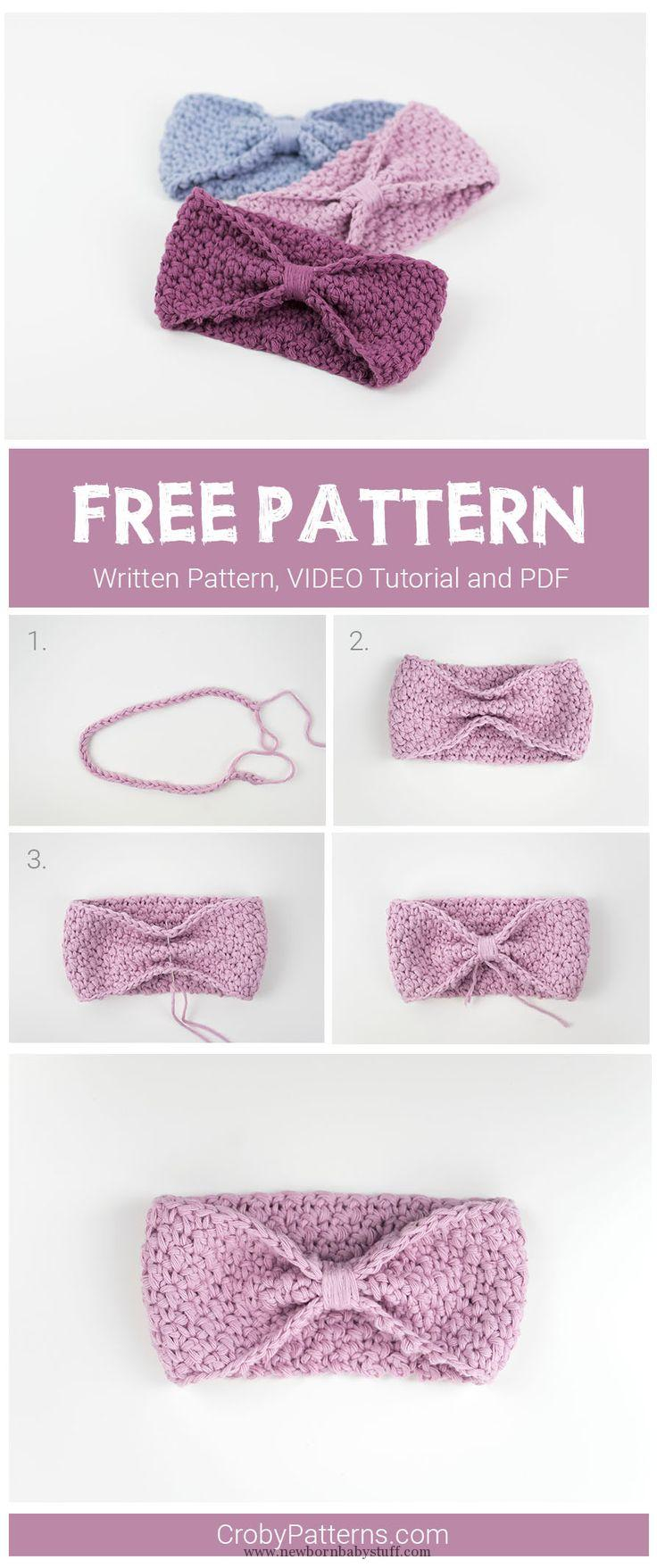 Free Knitting Patterns For Headbands Ba Knitting Patterns Simple And Easy To Make Crochet Headband For