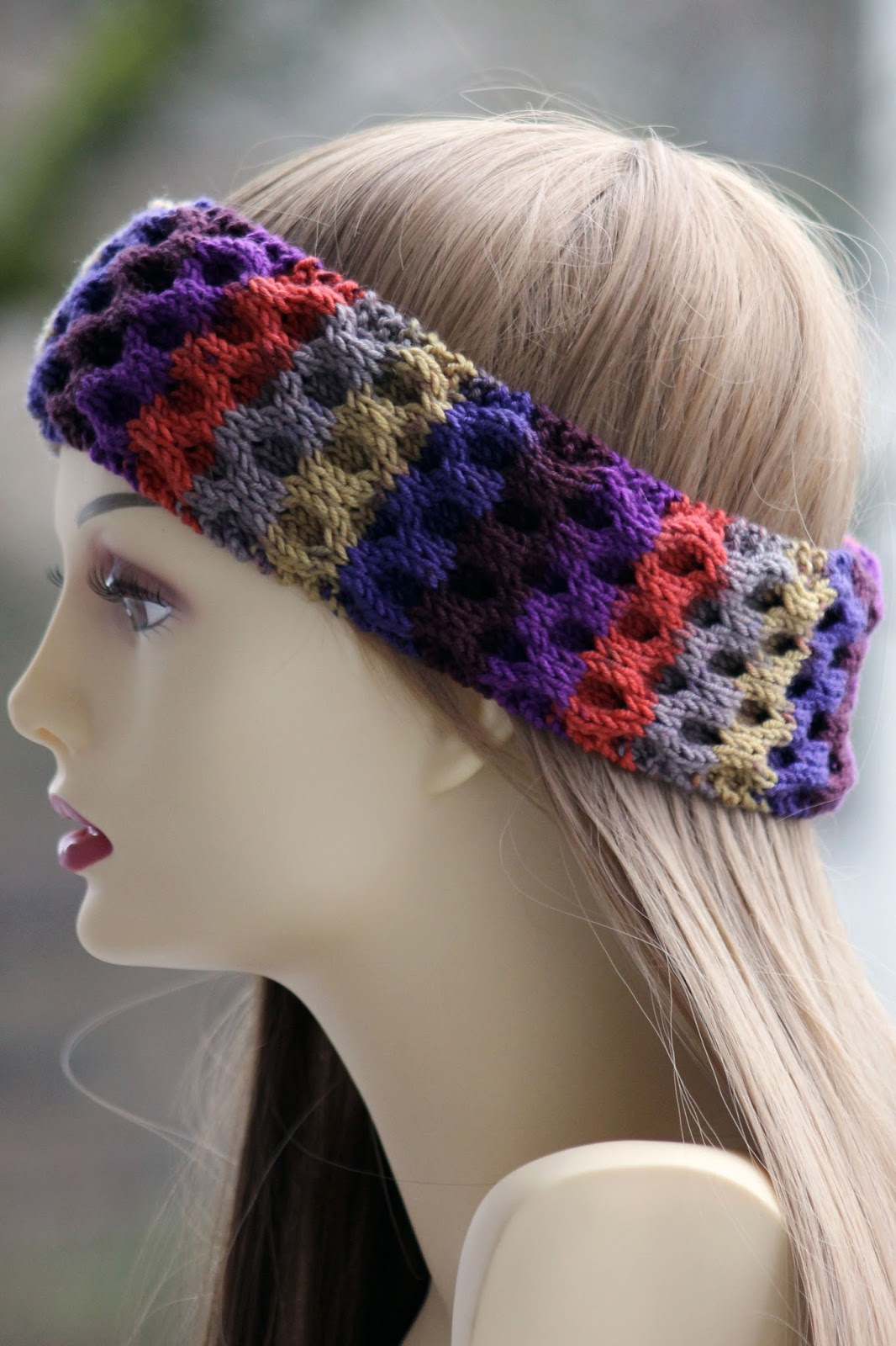 Free Knitting Patterns For Headbands Balls To The Walls Knits Honeycomb Headband