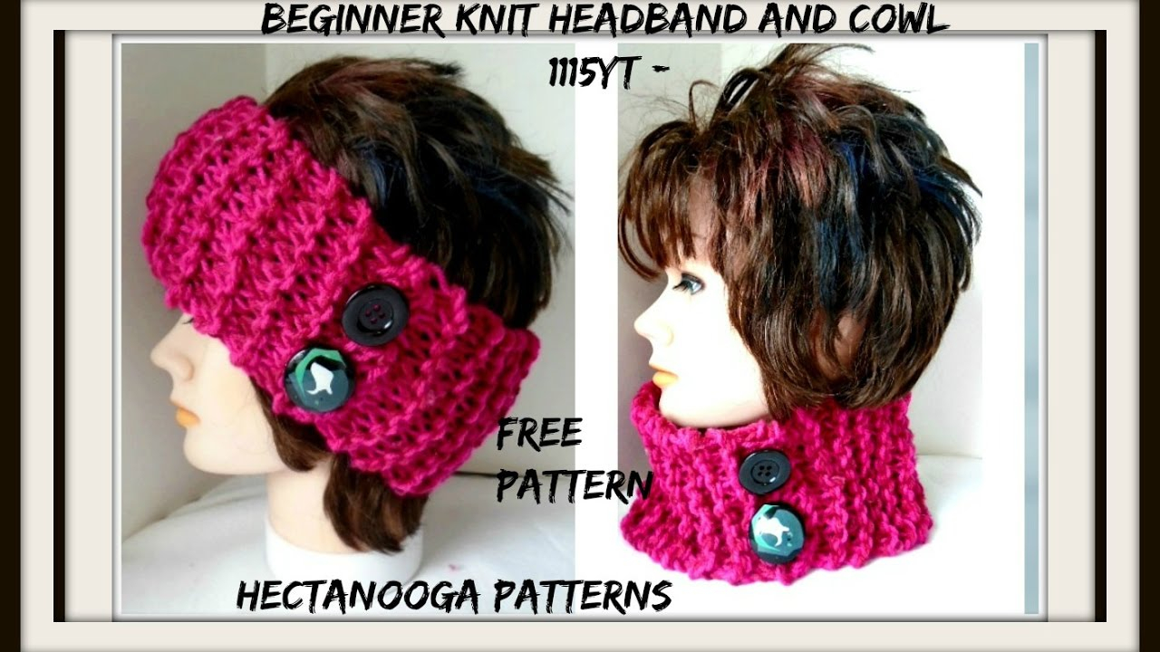 Free Knitting Patterns For Headbands Knitting Pattern Beginner Headband Or Cowl Requested Jennie Lynn Learn Pencil Knit