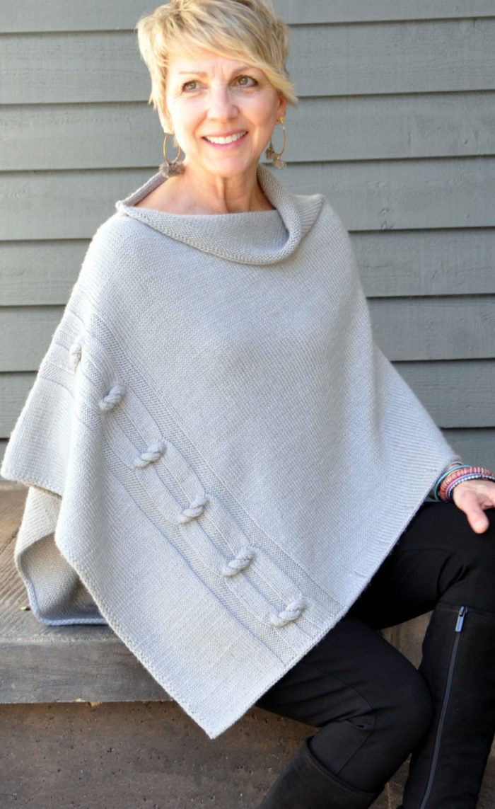 Free Knitting Patterns For Ponchos Or Capes Modern Poncho Knitting Patterns In The Loop Knitting