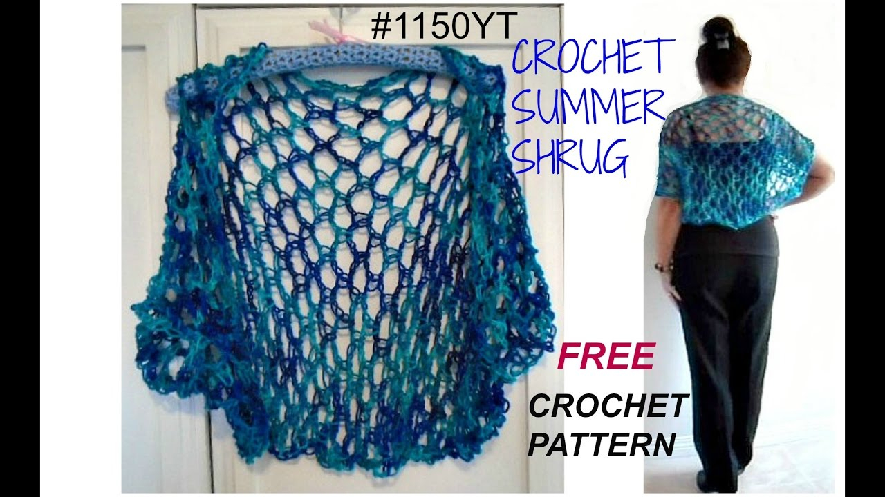 Free Knitting Patterns For Shrugs And Wraps Diy Crochet Summer Shrug Pattern Free Pattern 1150yt Small To Plus Size Sweaters And Tops